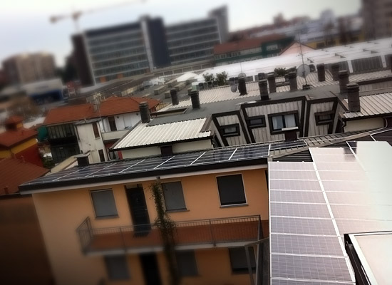 impianto fotovoltaico 17kW residenziale Milano